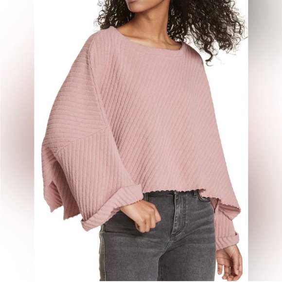 Free People Sweaters - Free People blush Women's Pink Sweater